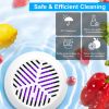 Portable Fruit Vegetable Washing Machine IPX7 Waterproof Rechargeable Fruit Cleaner Device Wireless Vegetable Cleaning Machine Kitchen Gadget